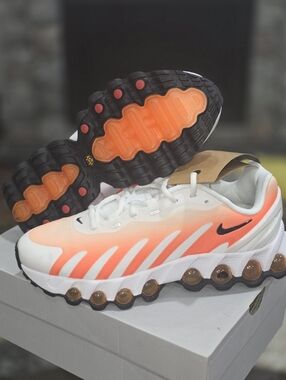 Nike Air Max Dn8 White/Total Orange NWT